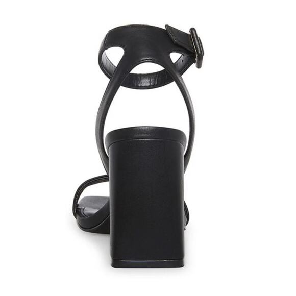 Madden Girl Winnii Womens Sandals Black Size 10 Block Heel Strappy Shoes - Picture 3 of 7